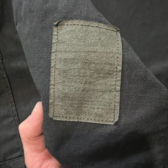 Vintage Military Utility Field Jacket Black L - Picture 3 of 7